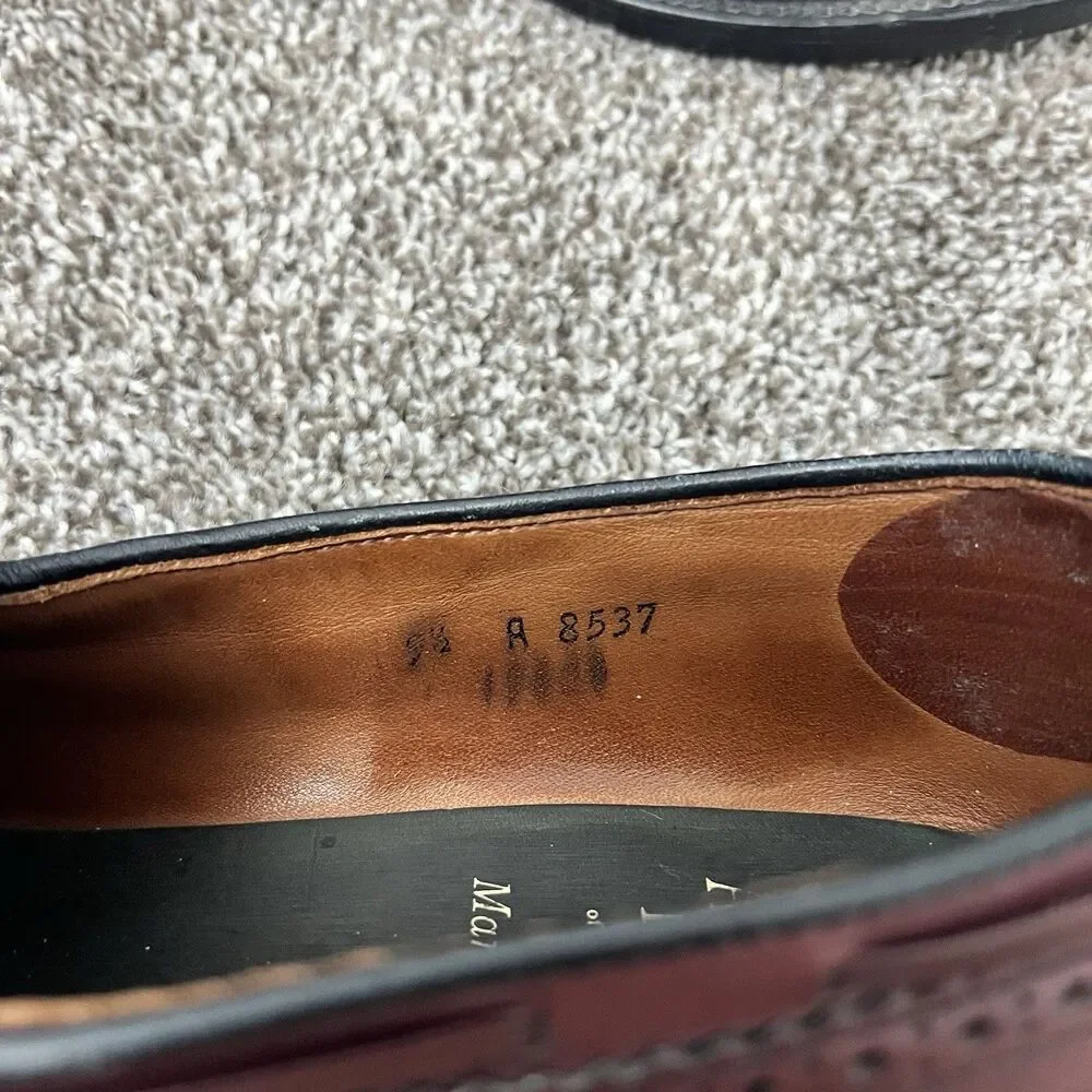 ALLEN EDMONDS Manchester Leather Wing Tip Tassel Loafer